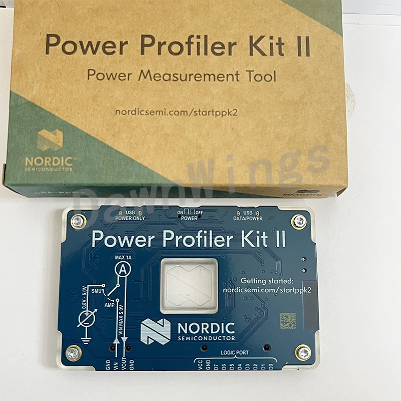 NRF-PPK2 Power Profiler Kit 2 (PPK2) Power Profiling tool for embedded development for sub-uA to 1A