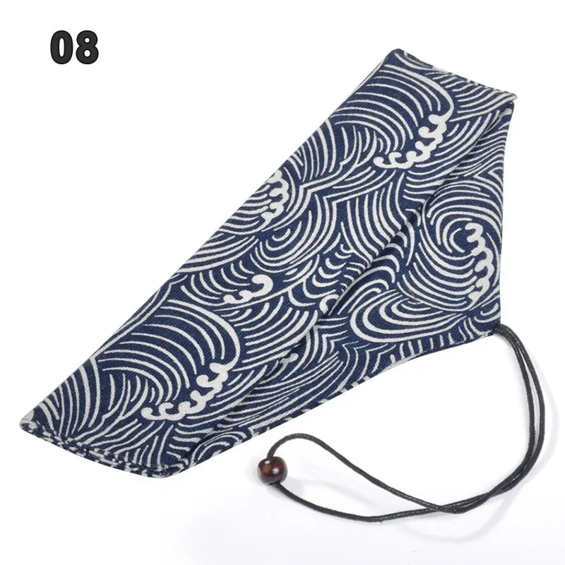 Japanese Style Portable Tableware Bag Fork Chopsticks Spoon Storage Bag Container Cloth Pouch Travel Dinnerware Accessories tableware storage bag,tableware storage box