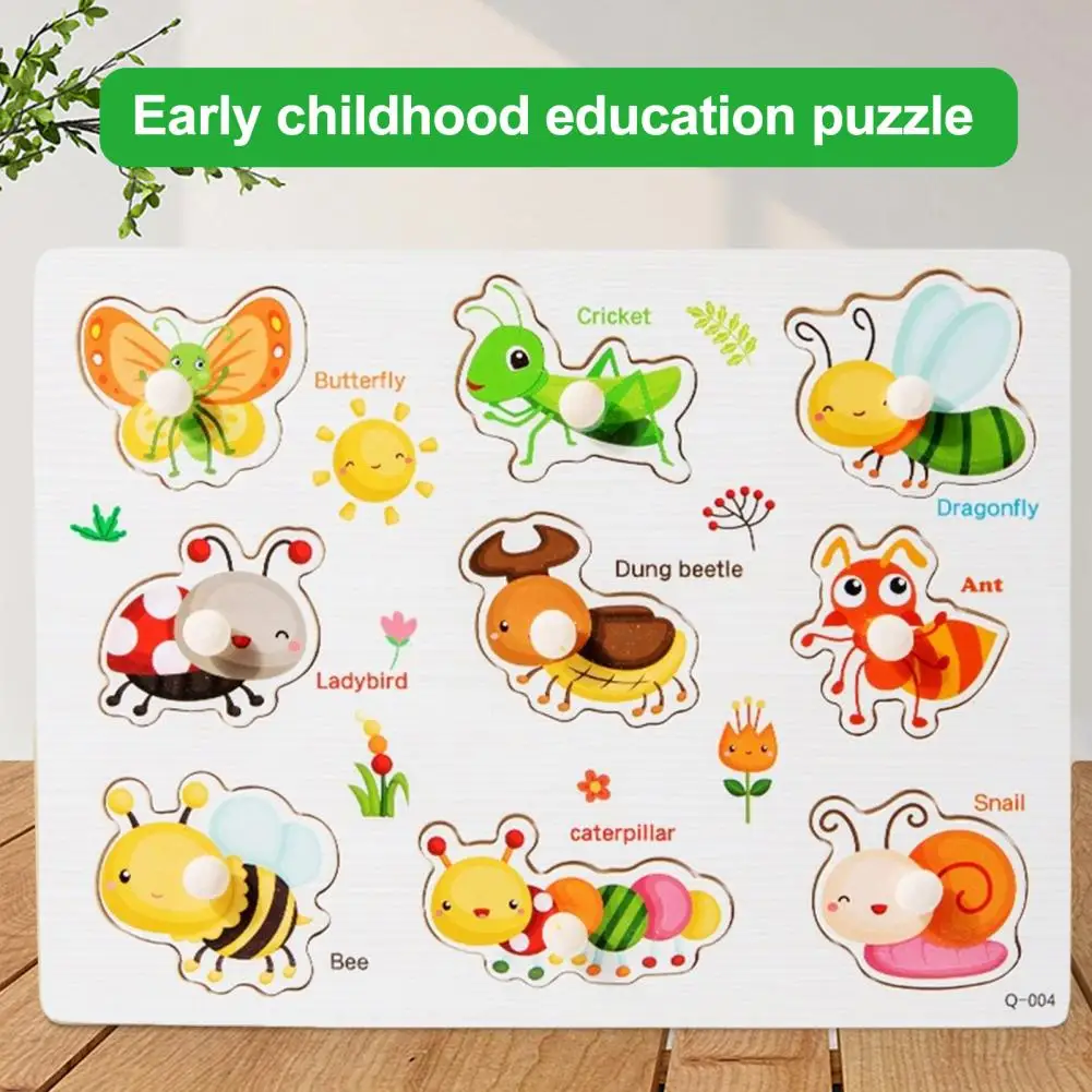 

Wooden Puzzle for Babies Eco-friendly Wooden Puzzle Toys for Babies Numbers Early Education Pairing Fun Puzzle for Toddlers