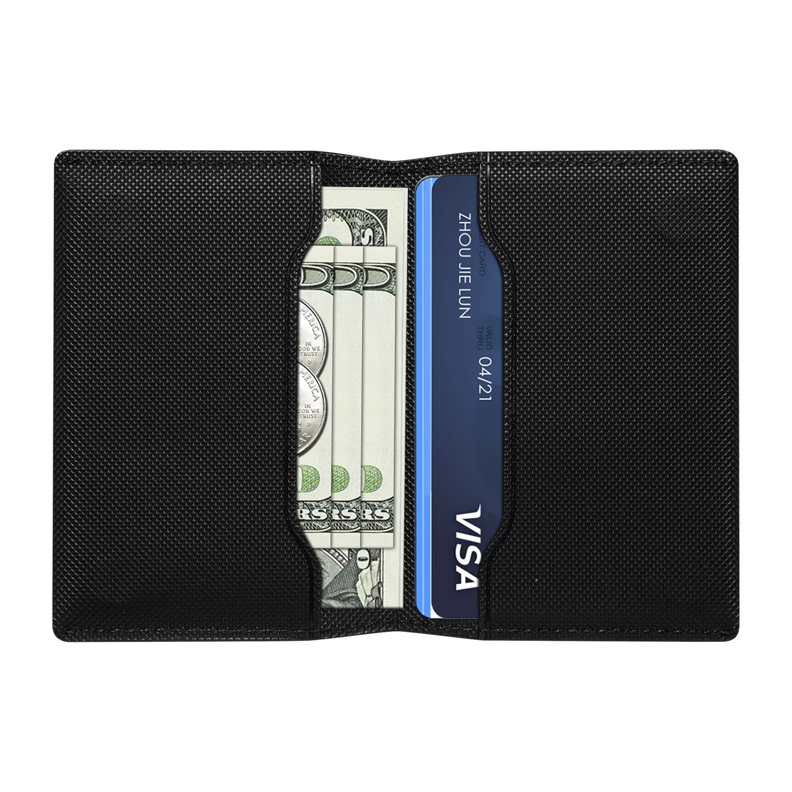 Leather Magnetic Phone Wallet with Card Holder