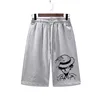 Summer Men's One Piece Short Pants  Two-dimensional Casual Five-minute Pants  Loose Anime Trendy Brand Knee Print 2