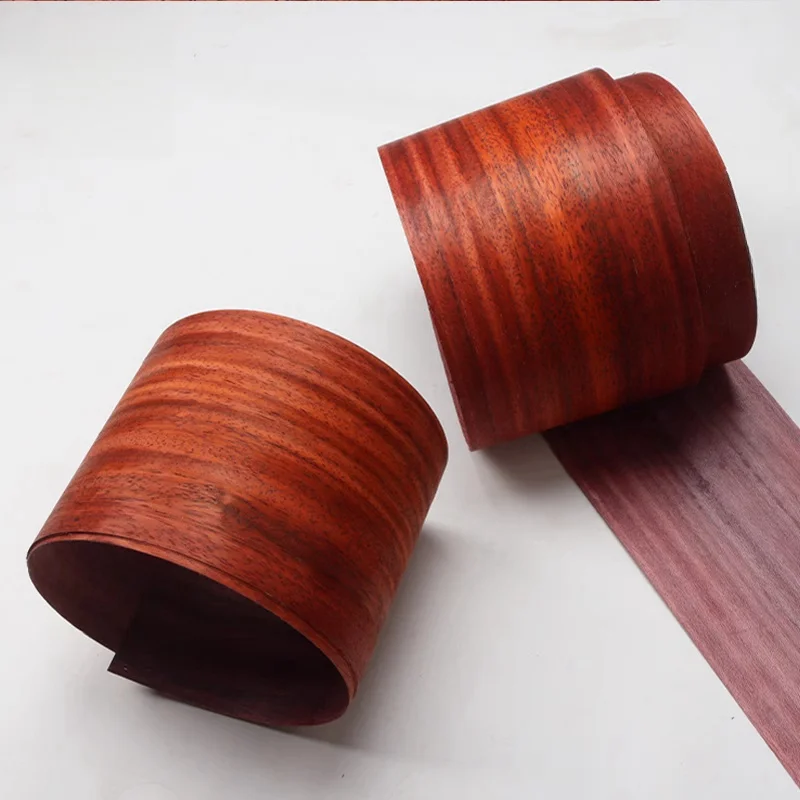 Natural rosewood veneer furniture speaker veneer home decoration adhesive surface veneers for wooden doors size:17x250cm T0.2mm wood veneer