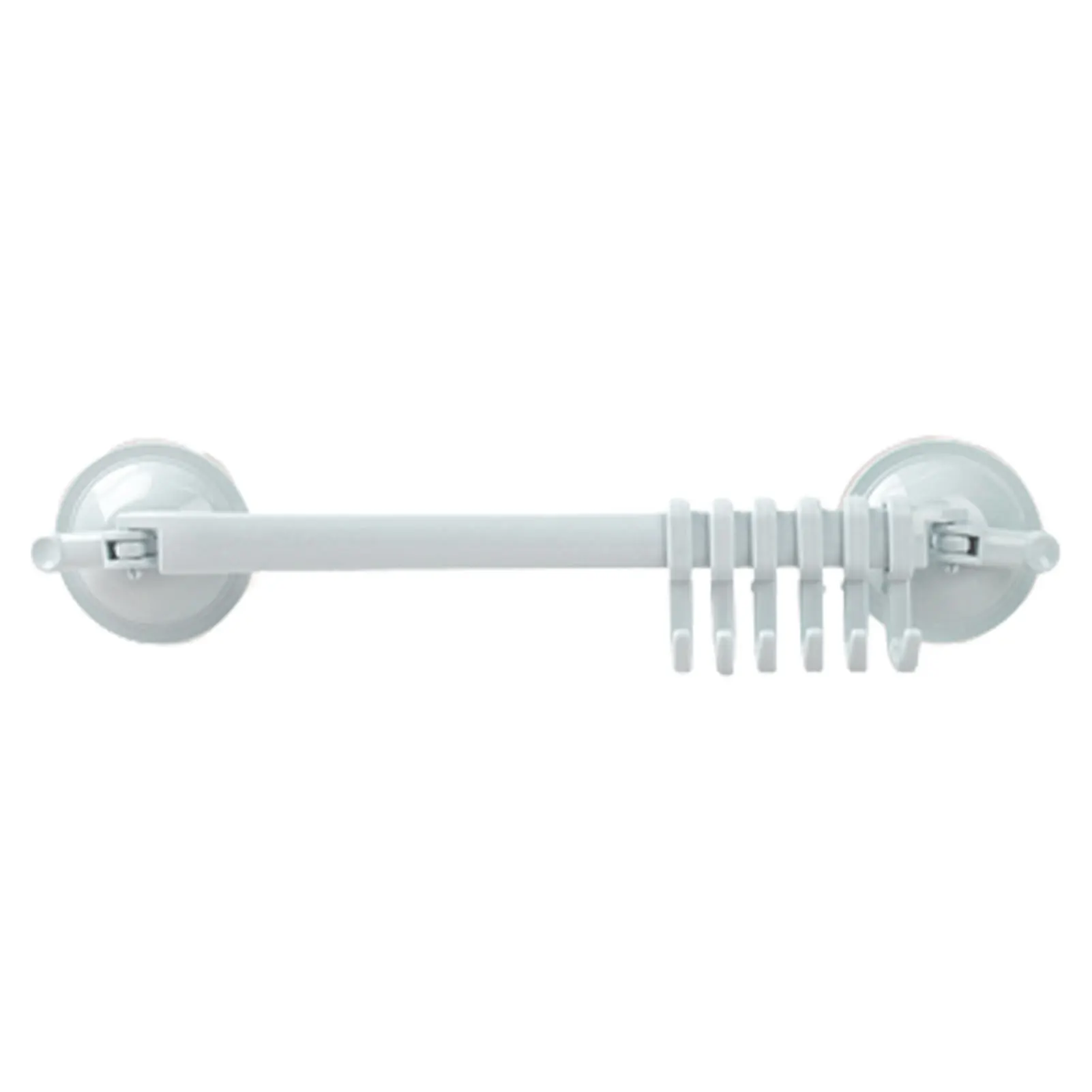 Suction Cup Kitchen Organizer Hook Rotatable Smooth Easy Storage Rack for Kitchen Living Room Bedrooms Bathrooms