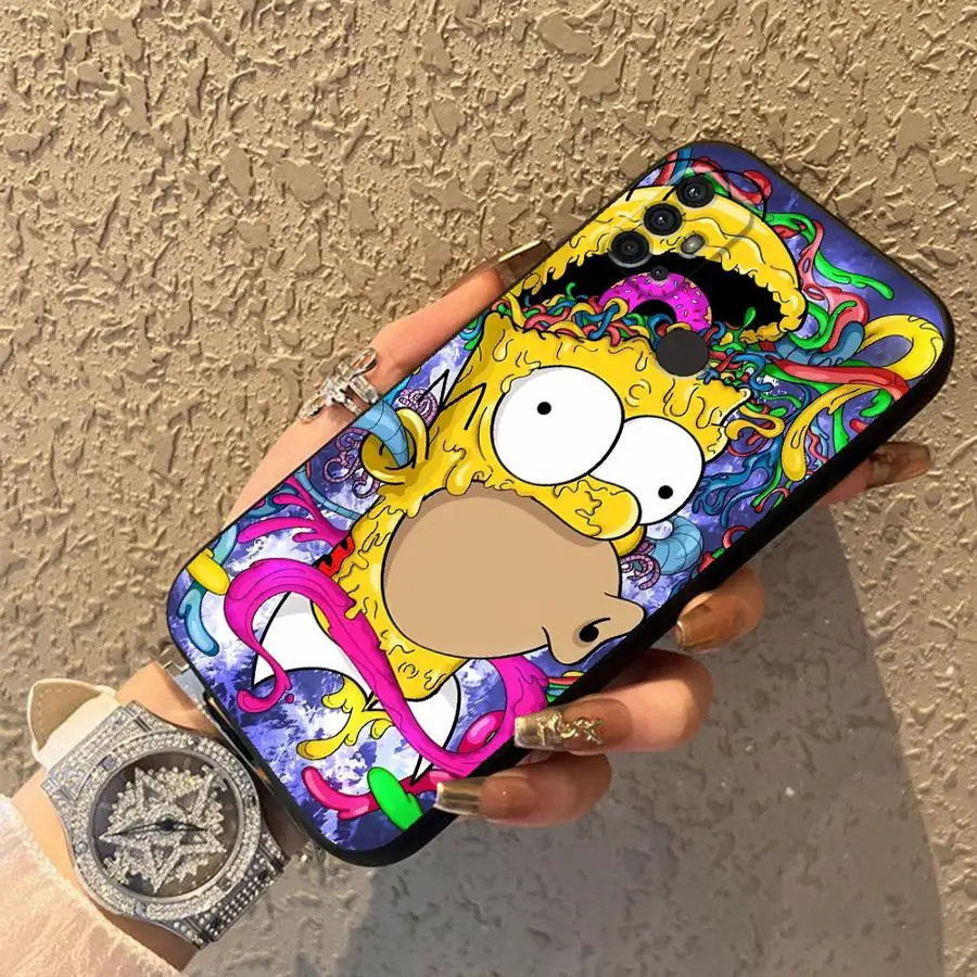 Black Soft Funny Homer Simpson Case - Playful Design and Durable Protection