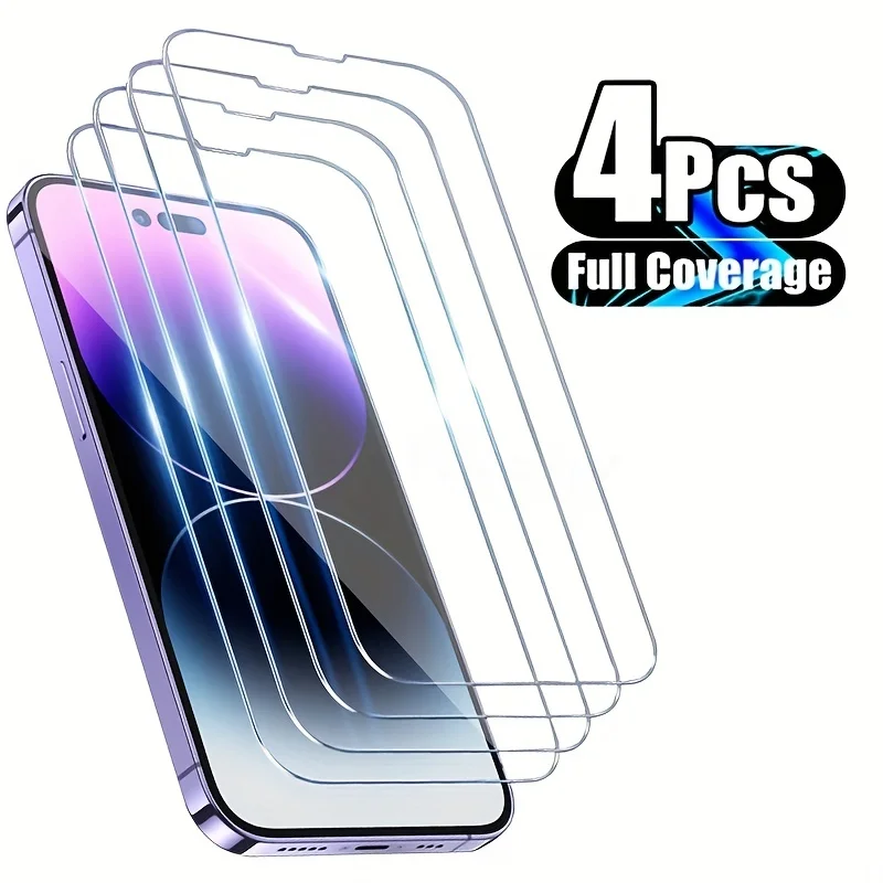 

2/4 шт., защитная пленка для IPhone 15 14 13 12 11 Pro Max X XR