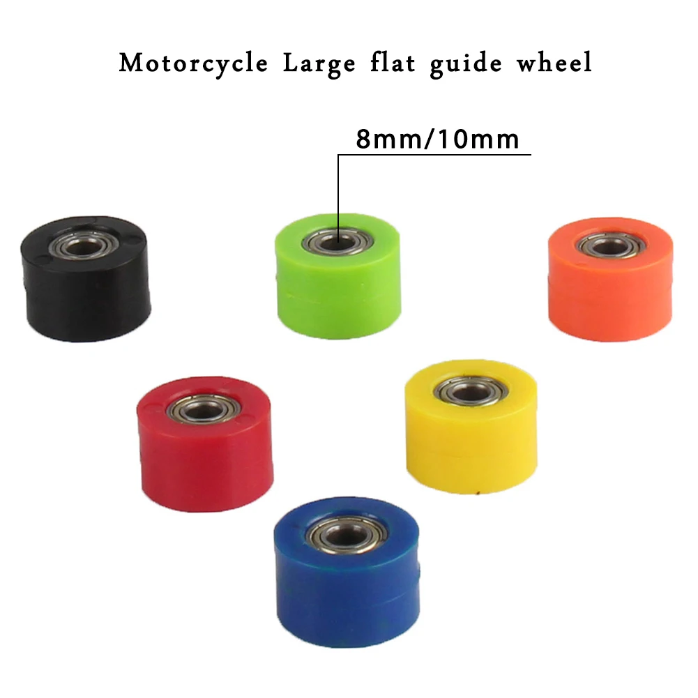

Motorcycle Motorbike 8mm or 10mm Chain Roller Tensioner Pulley Wheel Guide For XR CR CRF 125 250 450 Pit Pro Dirt Bike Motocross