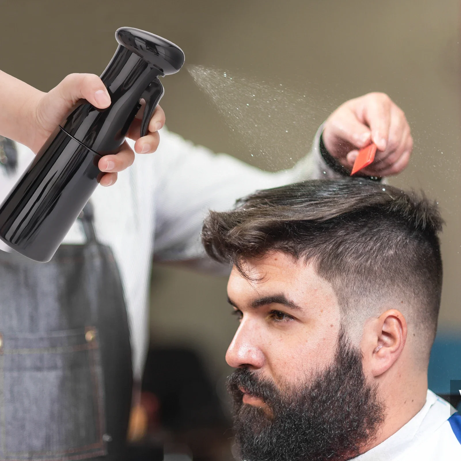 Barber Spray Bottle 200ml High Pressure Continuous Mist Hairdressing