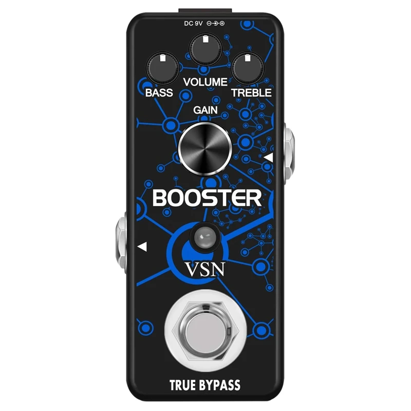 

New VSN Guitar Booster Effect Pedal Analog Boost Effects Pedals For Electric Guitar Pure Clean Mini Boost Pedals True Bypass