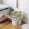 Layered Shoe Rack Extensible Shoe Hanger Storage Space Saving Shelf Telescopic Storage Rack Household Kitchen Cabinet Organizer 2