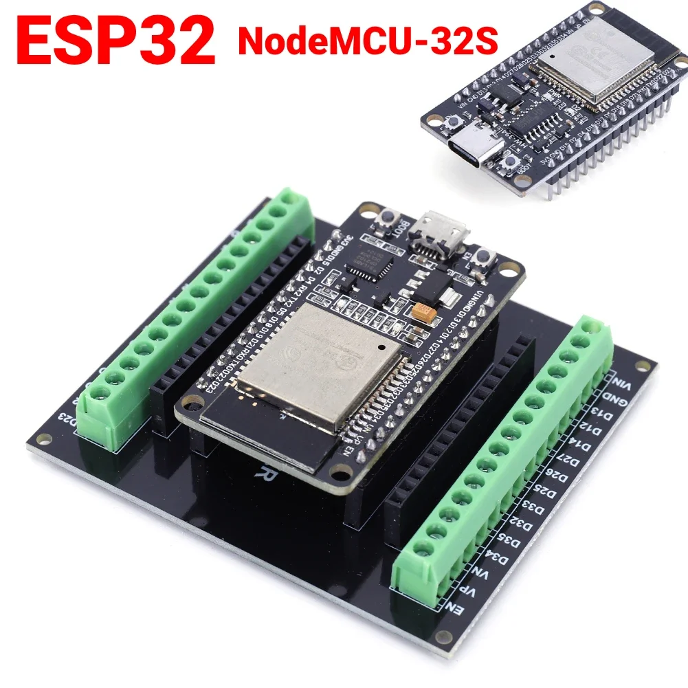 GPIO 블루투스 호환 저전력 모듈, 듀얼 코어 CPU, GPIO 1 Into 2 ESP32 브레이크아웃 보드, CP2102, NodeMCU-32S Lua, 30 핀