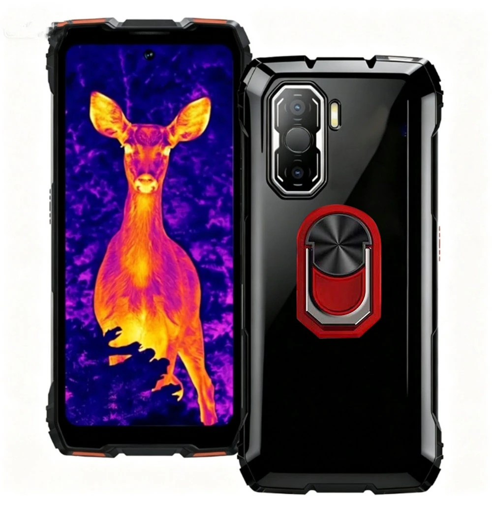 Blackview Rock 3 Durable TPU Soft Silicone Case with Back Ring Holder