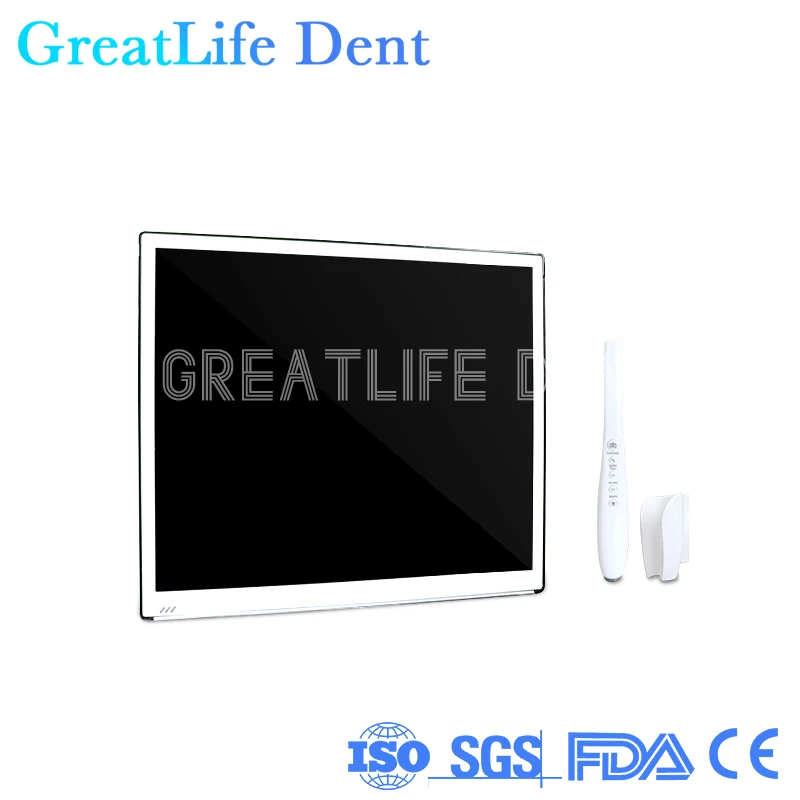 

GreatLife вмятин Wifi HD 8 миллионов пикселей инструменты для эндоскопа высокой четкости 17-дюймовый цифровой ЖК-монитор Стоматологическая внутриоральная камера DA300