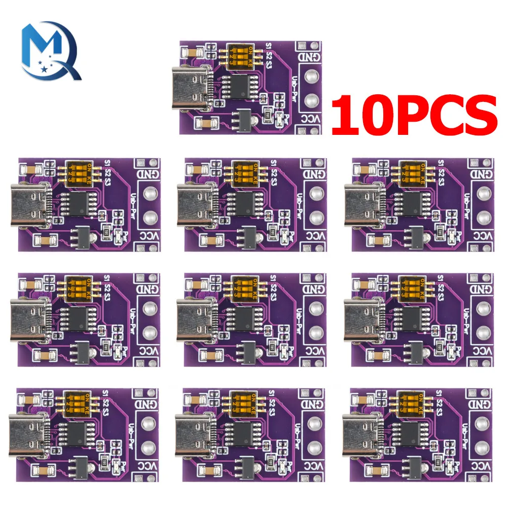 ARCELI 10PCS PD/QC/AFC Schnelllade Decoy Trigger Modul, Schnelle Ladung Trigger abfrage Detektor, Unterstützung 9V 12V 15V 20V Festspannungsausgang