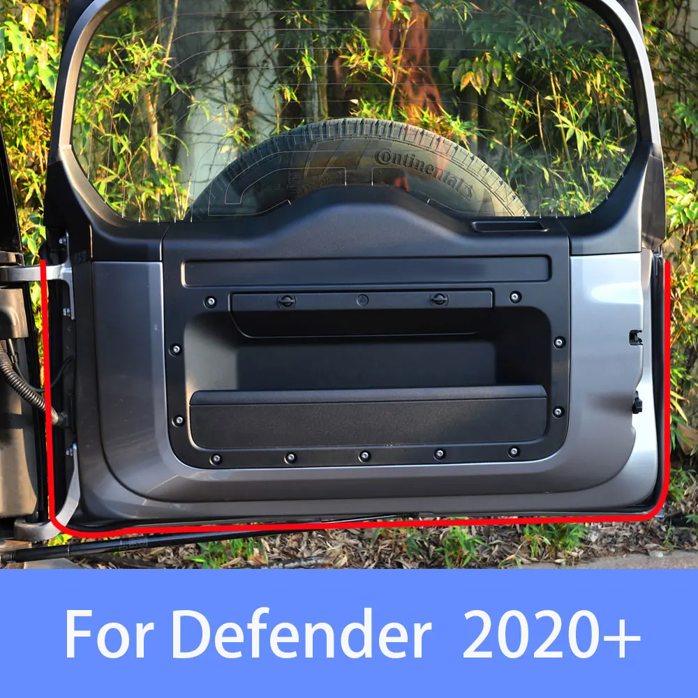 Land Rover Defender 90 110 도어 방음 스트립 씰링 스트립 먼지 및 소음 감소 장식 수정