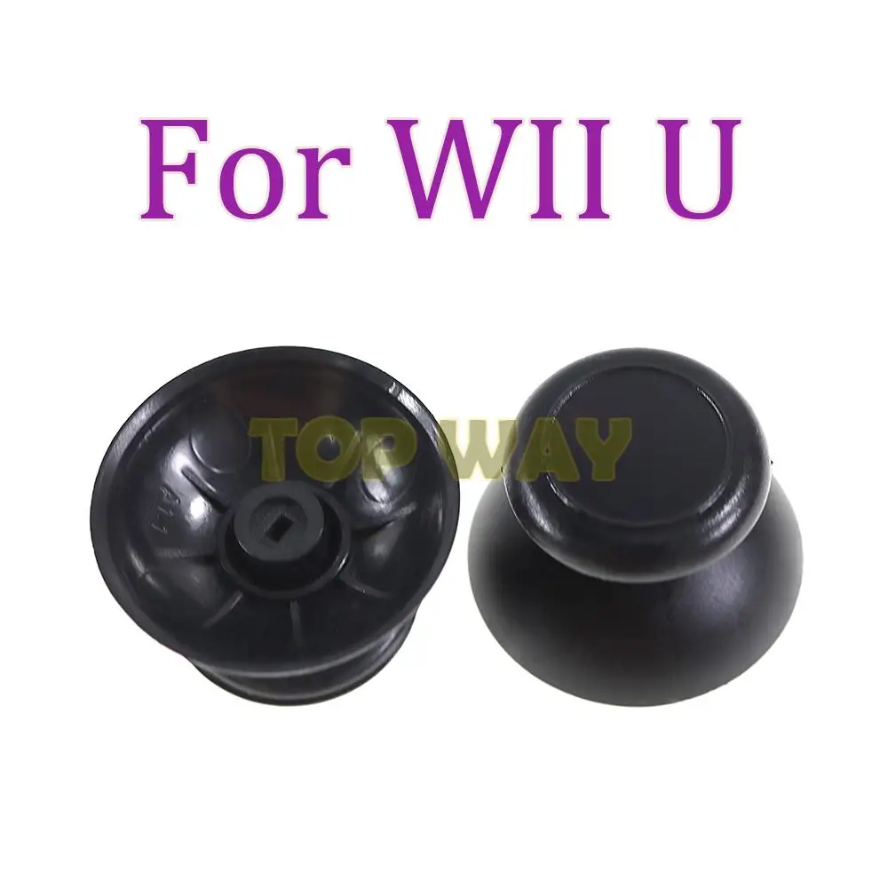 2 Pezzi Foro Piccolo 3D Copertura Analogica Plastica Thumb Stick Rocker Joystick Grip Cap Shell Caps Per Wii U Wiiu Pro