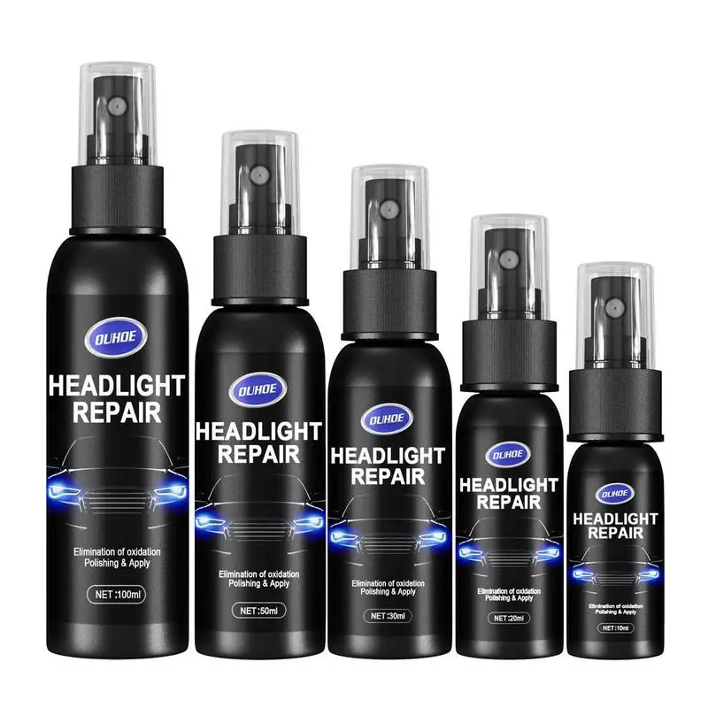 

Car Headlight Polishing Agent Scratch Remover Repair Fluid Headlight Renewal Polish And Maintenance Liquid Kit Auto Accessories