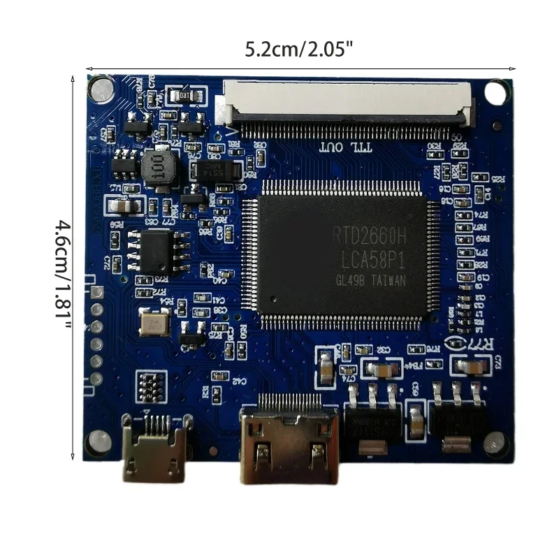 for HDMi Controller Board LCD Controller Board for TTL 50Pin 7300101463 800x480 TFT LCD Screen Display