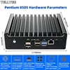 Intel Pentium Gold 8505 Soft Router 6 Lans i226-V 2.5G Fanless Mini PC COM HD DP USB Type-C DDR5 SATA pfSense Firewall Appliance 2