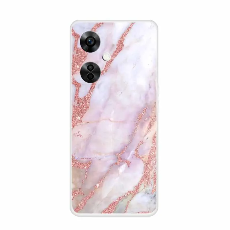 Marble Clear Soft TPU Silicone Phone Cover, Transparent