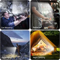 1-10pcs COB LED Flashlight Magnetic Work Light USB Rechargeable Torch Portable Lantern Inspection Light Camping Car Repair Lamp - Image 6