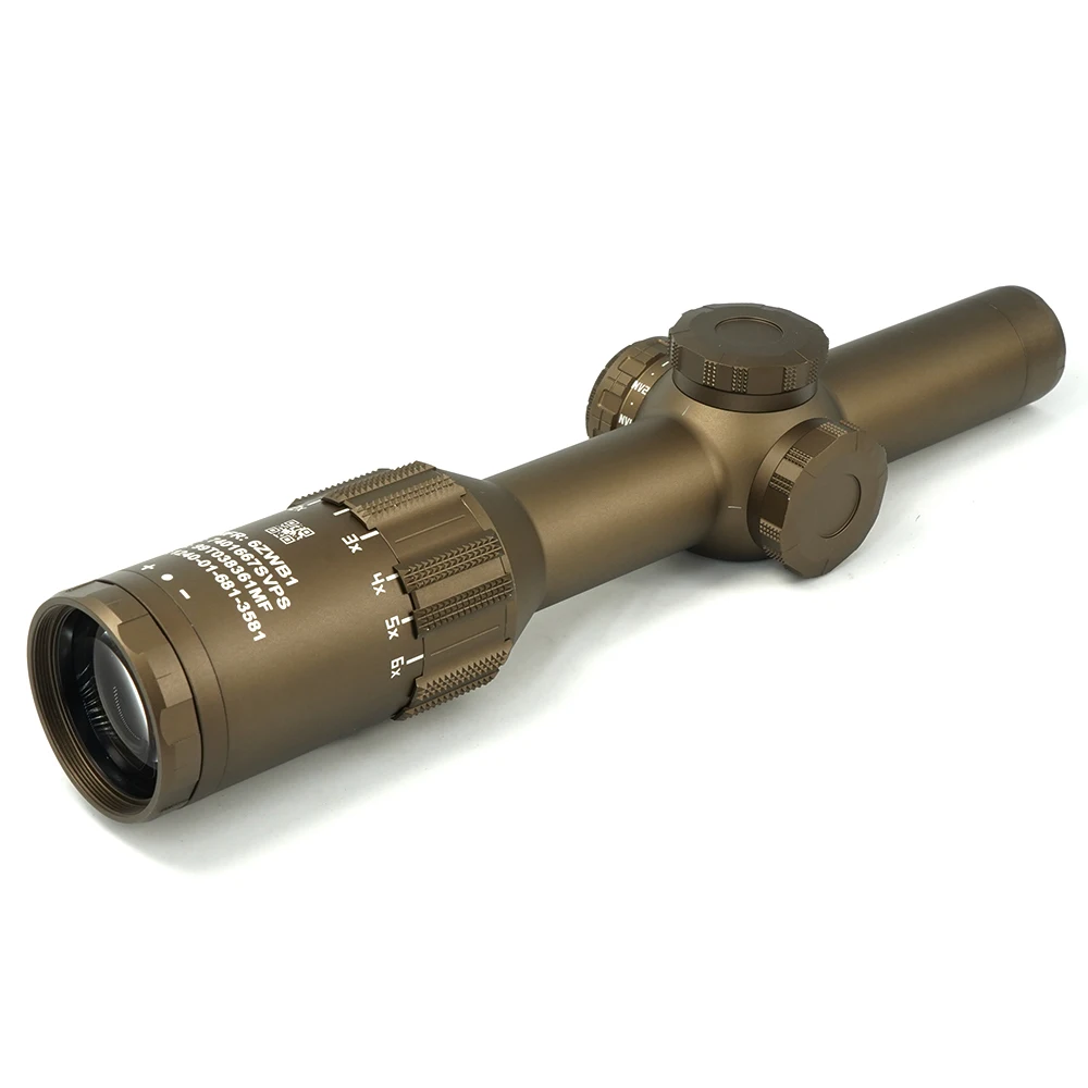 EvolutionGear TANGO6T SCOPE DVO 1-6X24mm FFP Illuminated LPVO With