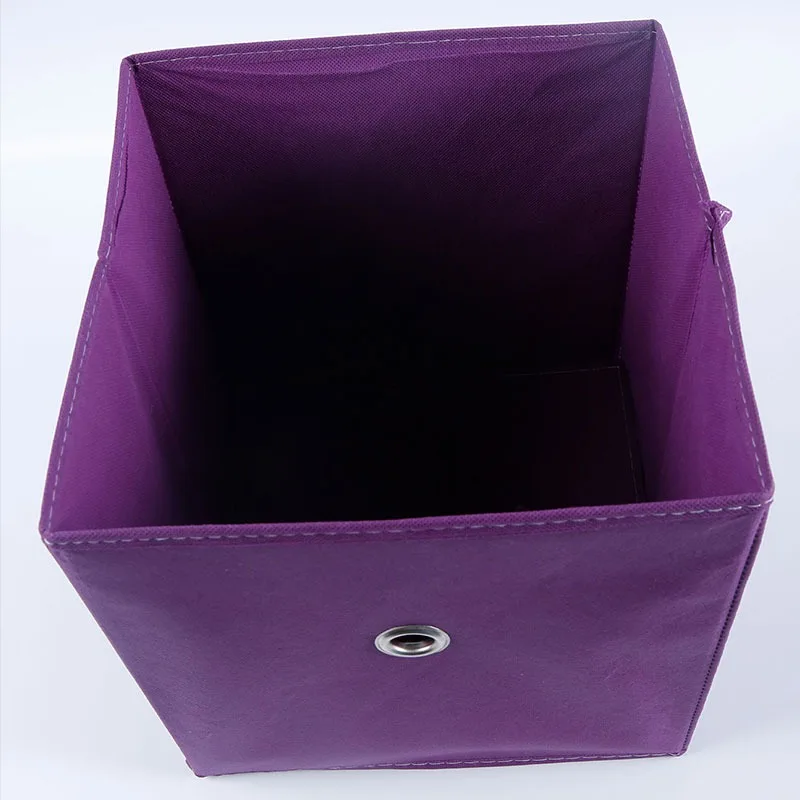 1pc No Lid Storage Box Fabric Storage Box Foldable Organiser Storage Shenanigans 4