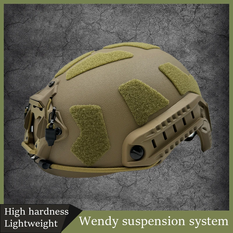 FAST SF Hochgeschnittener Schutzhelm mit Wendy-Aufhängung – schlagfest für Industrie-, Radfahren- und Outdoor-Sportarten – Detail 6