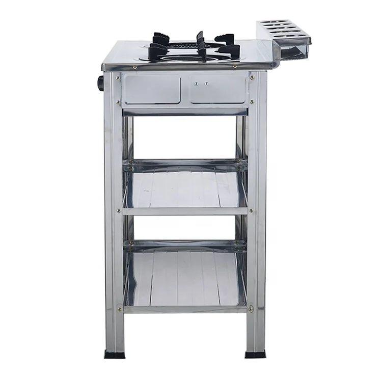 Factory Price Fast Food Restaurant Stainless Steel Infrared Home Free Stand 2 Burner Gas Stove