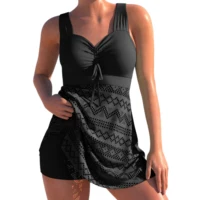 2025 New Sexy Lace Hollow Out Plus Size Swimwear Women Swimsuit Female High Waist Tankini Swimsuits Bathing Suit Beachwear 4XL