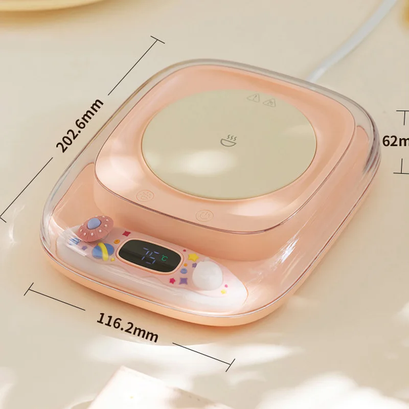 25W Coffee Mug Warmer Cup Heater Hot Tea Makers Heating Pad Warmer Coaster Electric Hot Plate Coffee Heater 220V 6