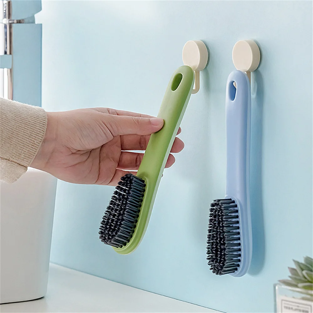 Shoe Cleaning Brush Soft Bristled Shoe Brush Long Handle  Multifunctional Household Laundry Cleaner Brush Cleaning Tool 4