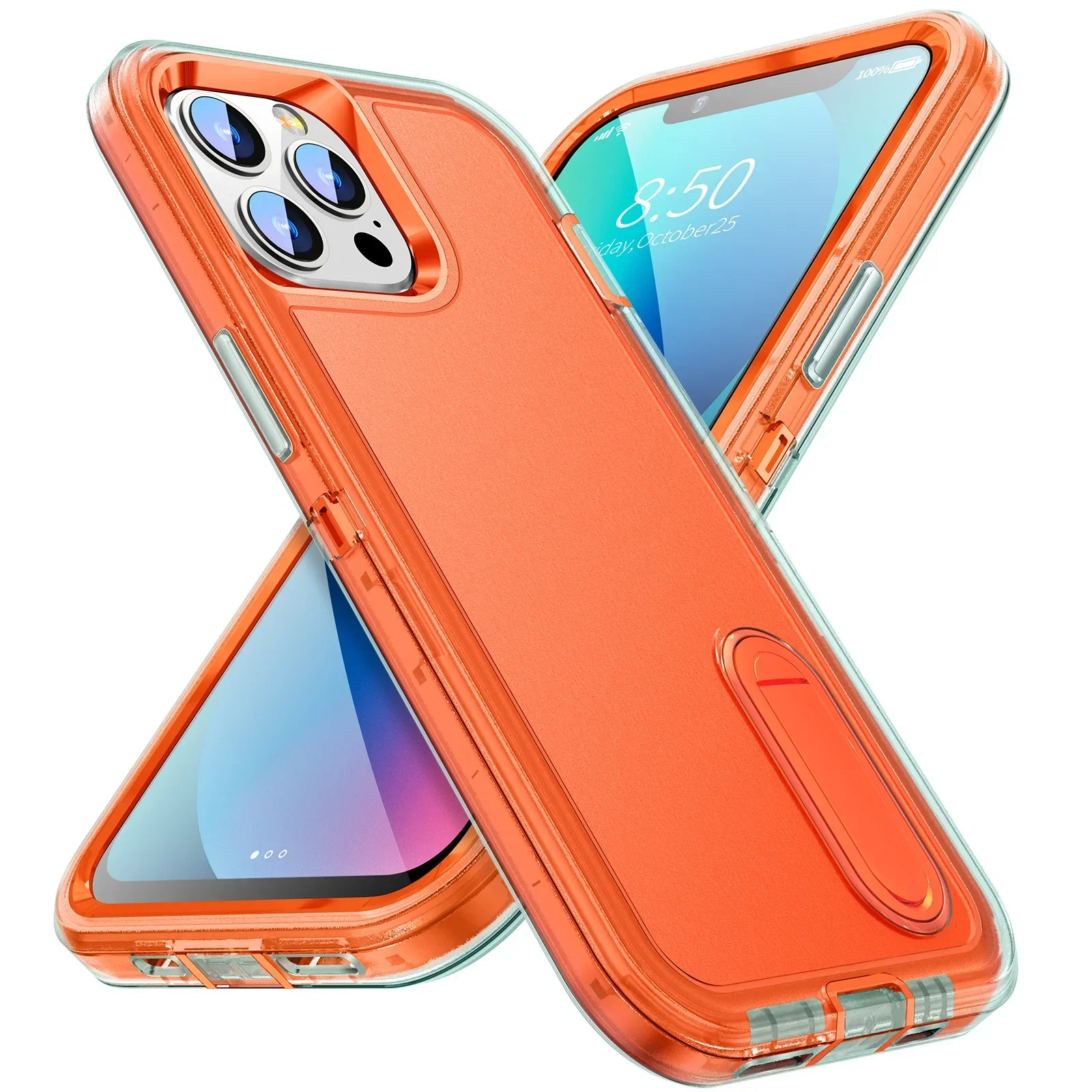 Heavy Duty Shock Absorption Full-Body Protective Silicone Rubber Case