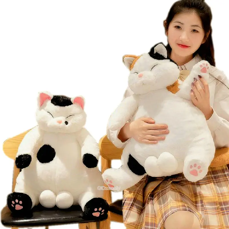 Swag Trick Big Balls Flower Cat Peluche Farcito Giappone Anime Figure Doll Lazy Fat Big Belly Cats Plushie For Boy Boyfriend Gift