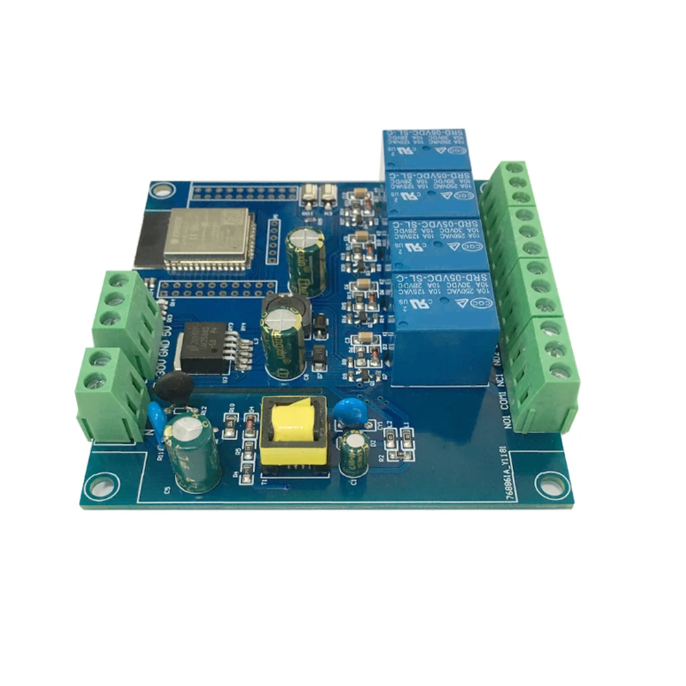 รูปสินค้า ESP32 โมดูลควบคุมไฟฟ้า 4 ช่อง AC/DC WiFi Bluetooth BLE