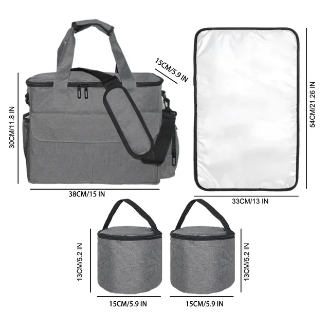 Multifunctional Dog Travel Bag - Durable Pet Carrier Organizer with Spacious Design Easy to Pack Perfect for Travel Accessories 6