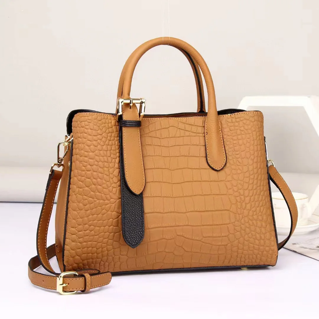 Genuine Leather Women Tote Bag