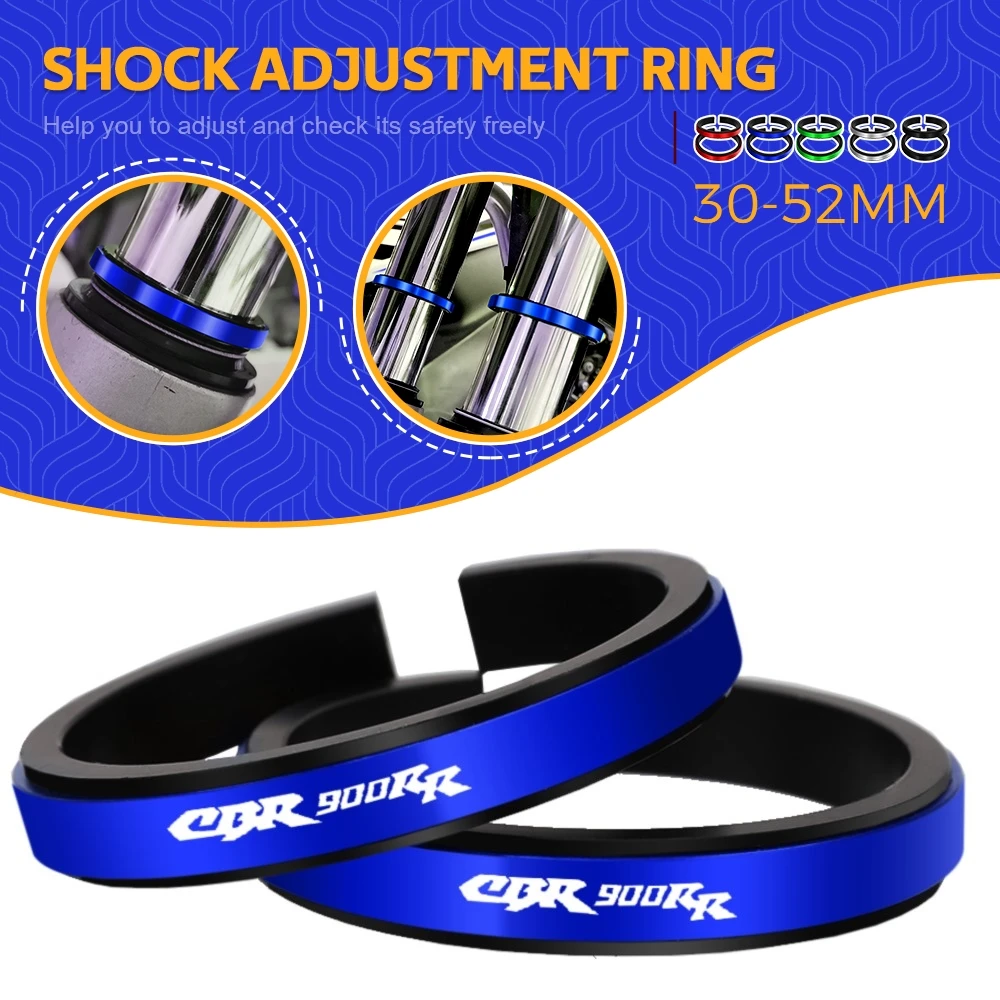 

FOR HONDA CBR900RR CBR 900 RR 1993-1999 Motorcycle Adjustment Shock Absorber Auxiliary Rubber Ring CNC Accessories Fit 30MM-52MM