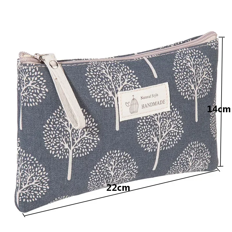 Cosmetic Bag Canvas Portable Zipper Makeup Bags Female Purses Pencil Case Toiletries Storage Wash Bag cosmetic bag,cosmetic storage bag,toiletry bag,makeup bag,cosmetic case