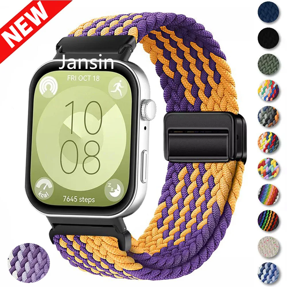 Nylon Loop Magnetic Wristband Bracelet - Replaceable Strap Accessory
