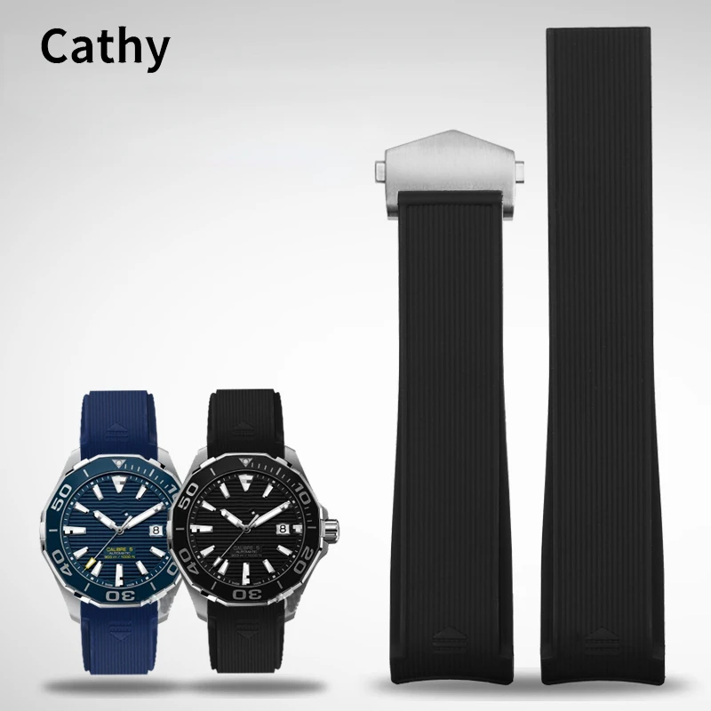 Cinturino Per Orologio In Silicone Per Heuer Tag Heuer Concept F1 Potenziale Competitivo Tiger Calila Arc Mouth Cinturino In Gomma 22Mm Men