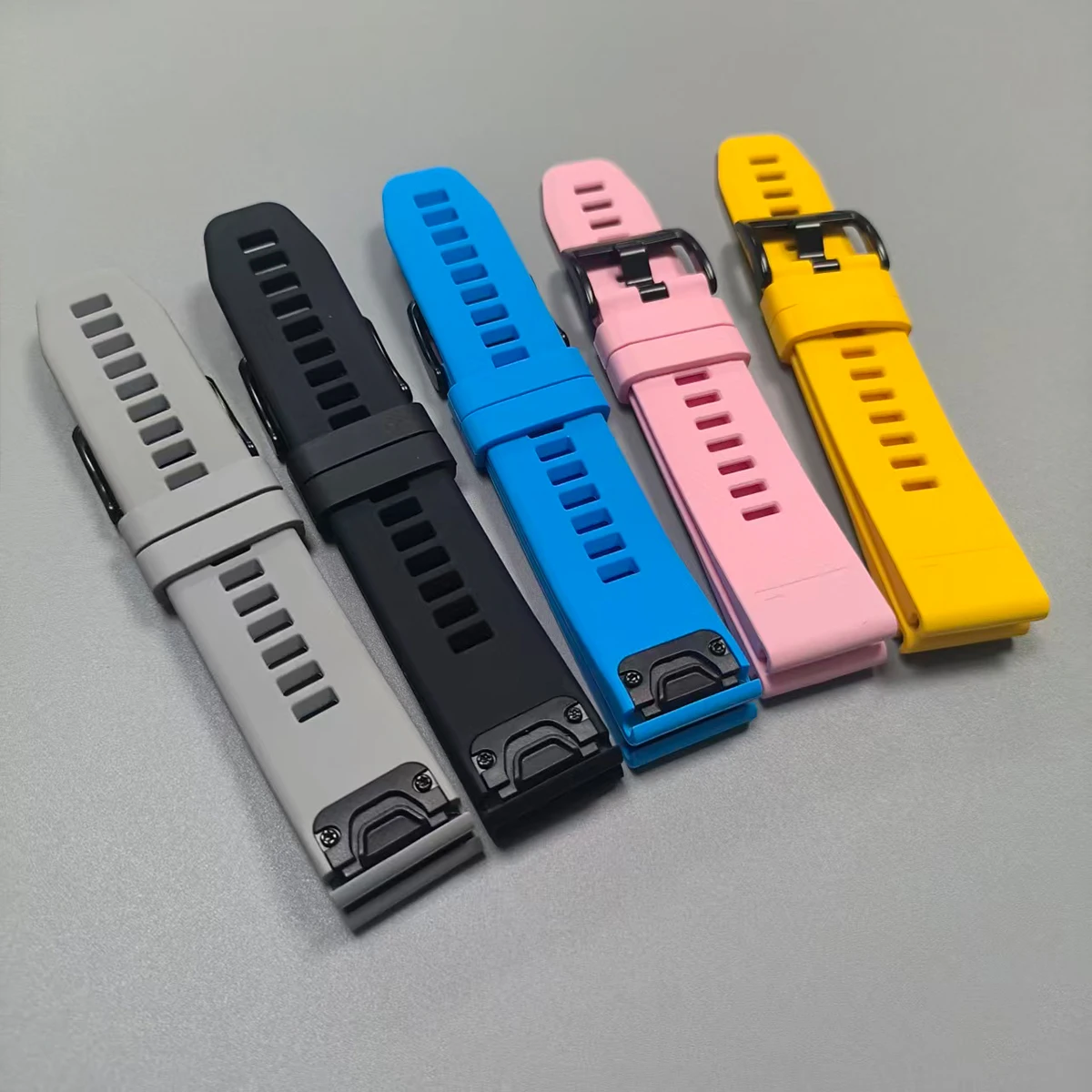 Versatile Quick Fit Rubber Watch Band - 22mm & 26mm (Multiple Devices)