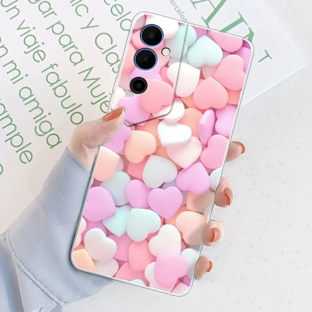 Clear Soft Silicone TPU Phone Case with Bumper Protection for Tecno Pova Neo Series