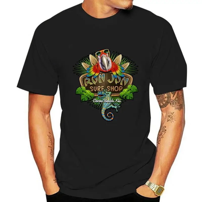 T-Shirt Ron Jon Shurf Shop For Summer 2022 Bird Logo Size Us 100% Cotone