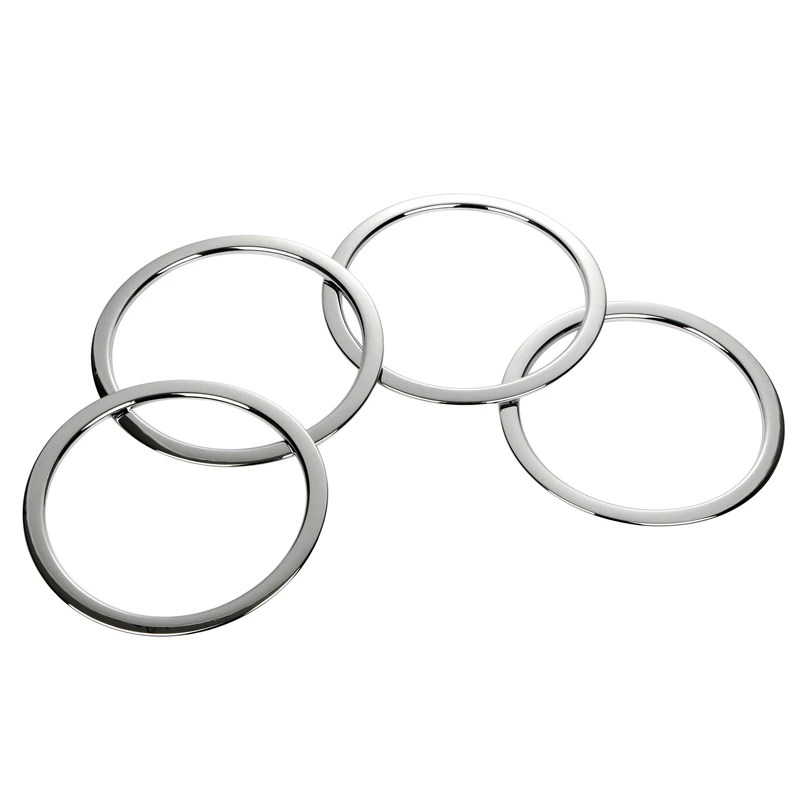 4Pcs Car Door Sound Stereo Audio Cover Trim Ring Tweeter Speaker Cap Decorazione Per Nissan X-Trail Xtrail Rogue T32 2013-2017