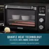 Air Fryer Oven, 11-in-1 Toaster Oven Air Fryer Combo, 26.4 QT/25 L, Fits 12" Pizza, Stainless Steel 2