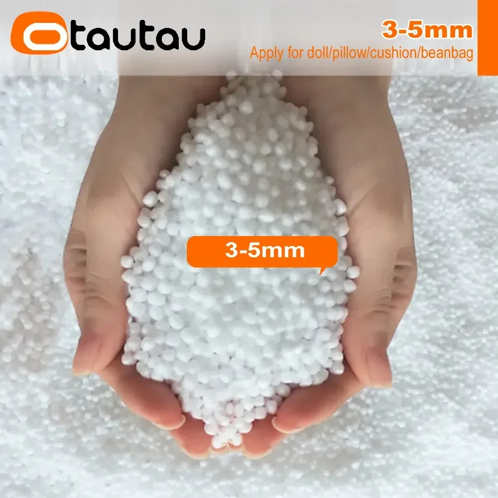 Bean Bag Filler OTAUTAU 240L EPS Ball Filler for 3ft Beanbag Pouf 3-5mm Polyester Pillow Cushion Bean Bag Chair Snow Scene TL001