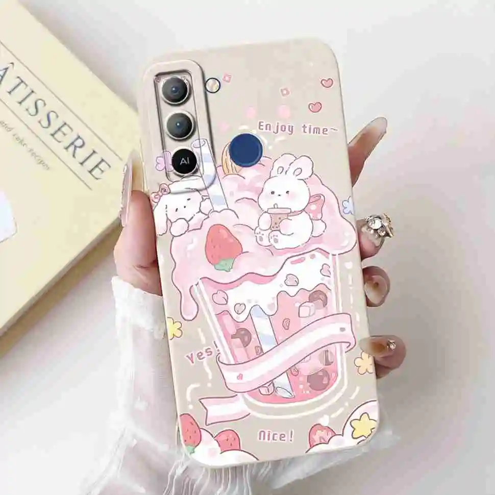 Tecno Pop 5 LTE Shockproof Painted Silicone Phone Case