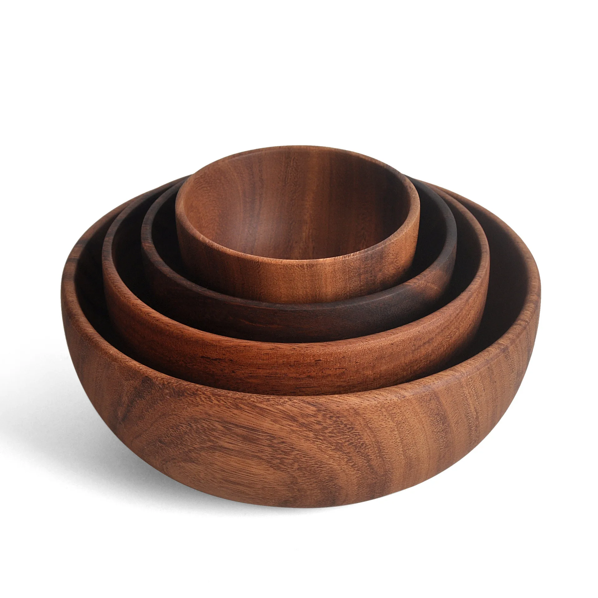 Japanese Retro Wood Bowl Solid Wood Basin Super Large Washbasin Wooden Salad Bowl Lamian Noodles Fruit Dry Food Shall