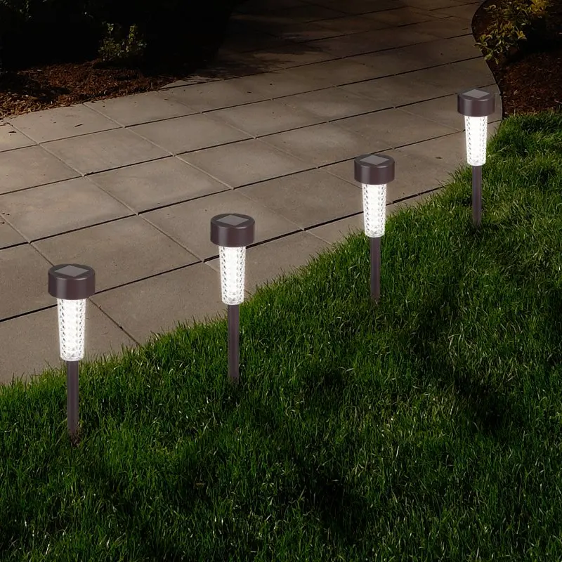 

LED Solar Path Lights - Bronze - Set of 6 by Outdoor lights for house Garden lights outdoor Jellyfish Solar security light Garde