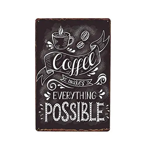 

Life Quotes About Coffee металлическая табличка в стиле ретро Vintage Tin табличка для кафе Bar Pub постер Настенный декор металлический жестяной знак 8x12 дюймов